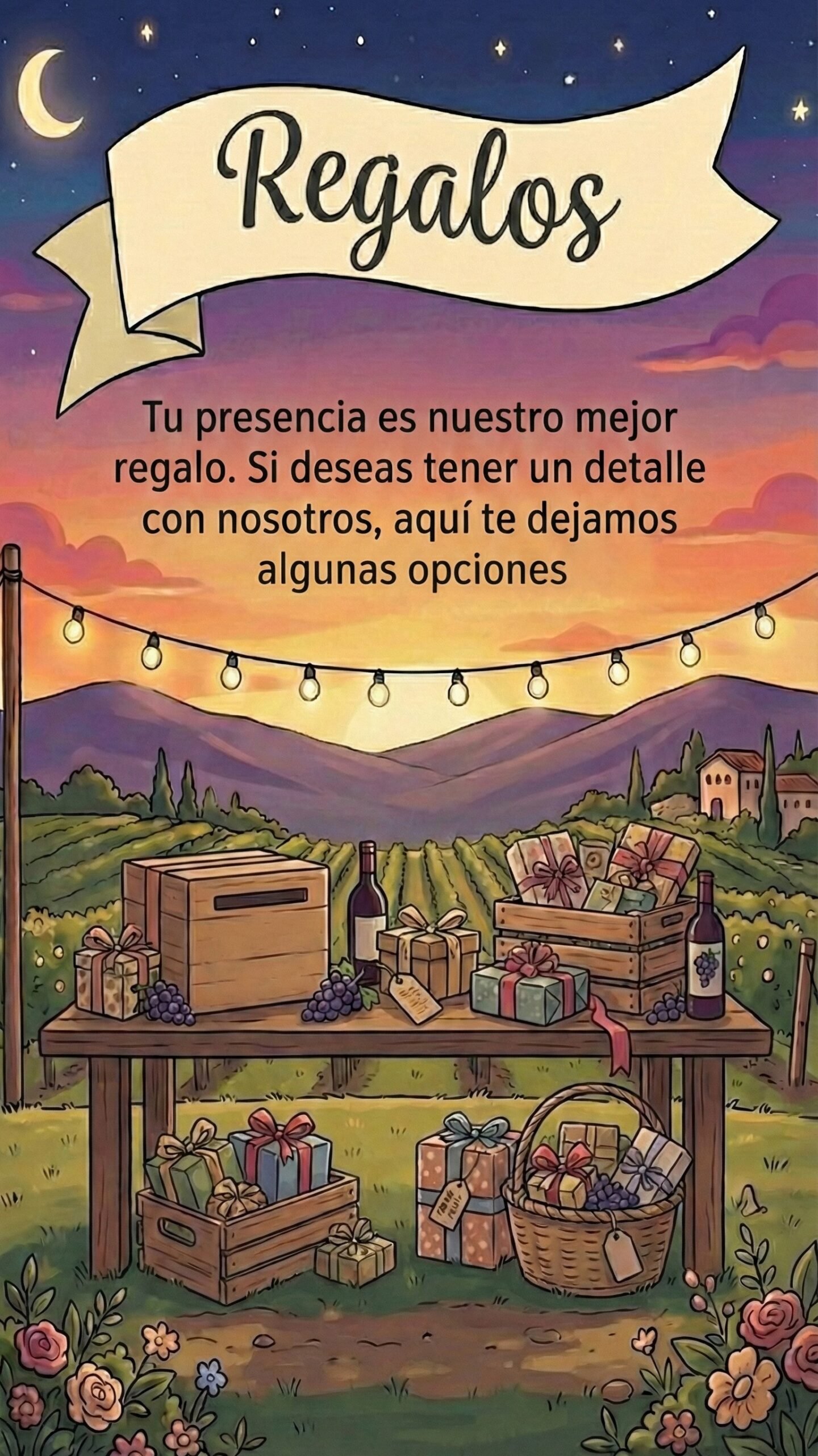 Información sobre regalos